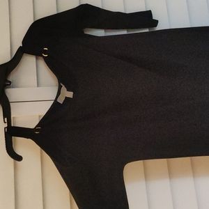 Michael Kors off the shoulder 3/4 length sleeve knit top